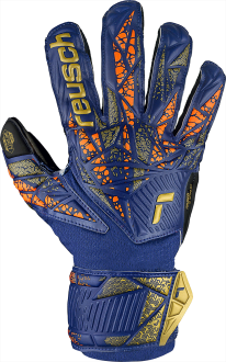 Reusch Attrakt Infinity Finger Support Junior 5472710 4411 blau orange front